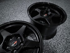 Gloss Black C4 Zr1 Corvette Wheels 17x9.517x11 Fits 1995 C4 Corvette Base