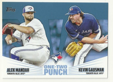 2023 TOPPS BASEBALL - ALEK MANDOAH / KEVIN GAUSMAN - ONE-TWO PUNCH - #9 - BLUE