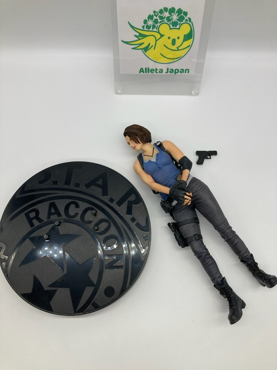 Diorama inspiriert von Jill Valentine aus Resident Evil 3 + Cop Zombie – Resident Evil 3D – Actionfigur – Resinn