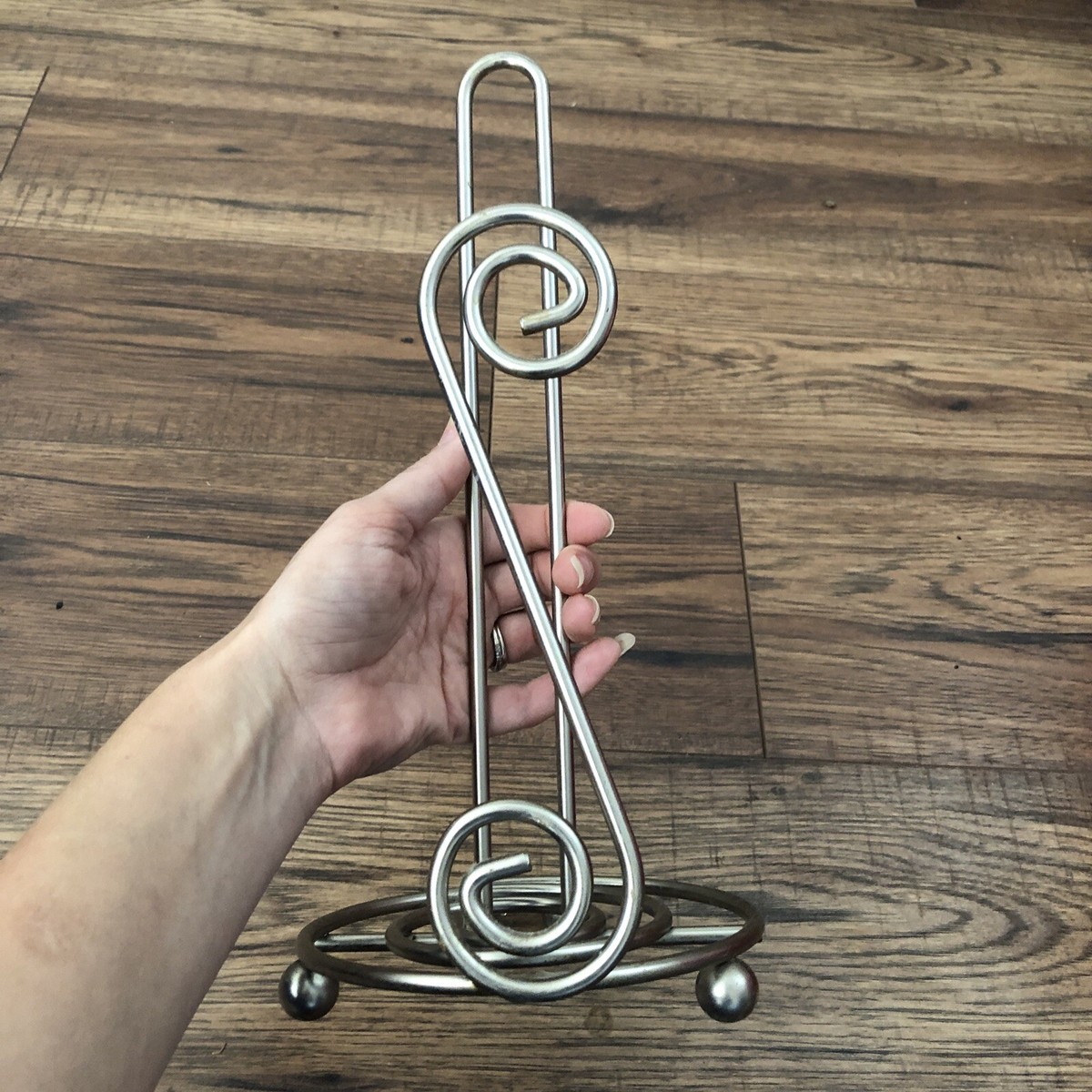 Stainless Steel Paper Towel Holder/Organizer/Stand 13 Inches