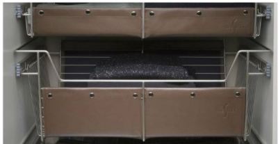 Sidelines Closetwear Basket Wrap Liner Brown BW172414BR #2665 Lined Leatherelle