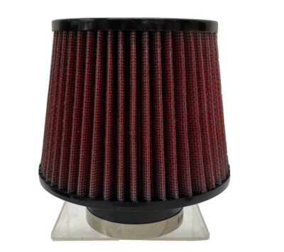 DC Sports Single Closed Top Air Filter Inlet 2.5''  Base 6'' Height 6.25'' RAF250
