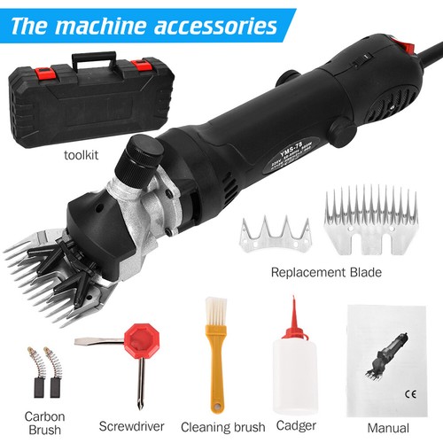 2800RPM Cordless Electric Sheep Shears Wool Clipper Livestock Hair Grooming Kit - Picture 7 of 13