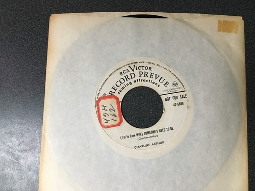 RARE PROMO 45 Charline Arthur Leave My Man Alone/ Someone's Used To Be RCA VG - Picture 3 of 4