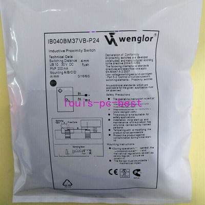NEW FOR Wenglor Proximity Switch Sensor IB040BM37VB-P24 10-30VDC