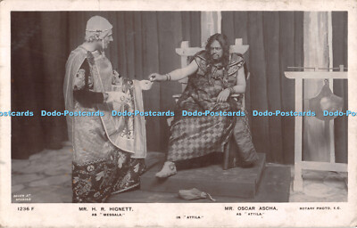 R438643 Herr H R Hignett als Messala in Attila Herr Oscar Ascha Drehfoto Dover St