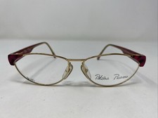 Paloma Picasso Germany 3783 48 58-15 Gold/Red Full Rim Eyeglasses Frame D173
