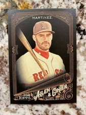 2018 TOPPS ALLEN GINTER X BASEBALL BASE CARD BOSTON RED SOX JD MARTINEZ #51