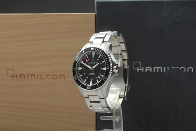 [MINT Boxed] Hamilton Khaki Scuba H823350 Black Dial Automatic Men's Watch