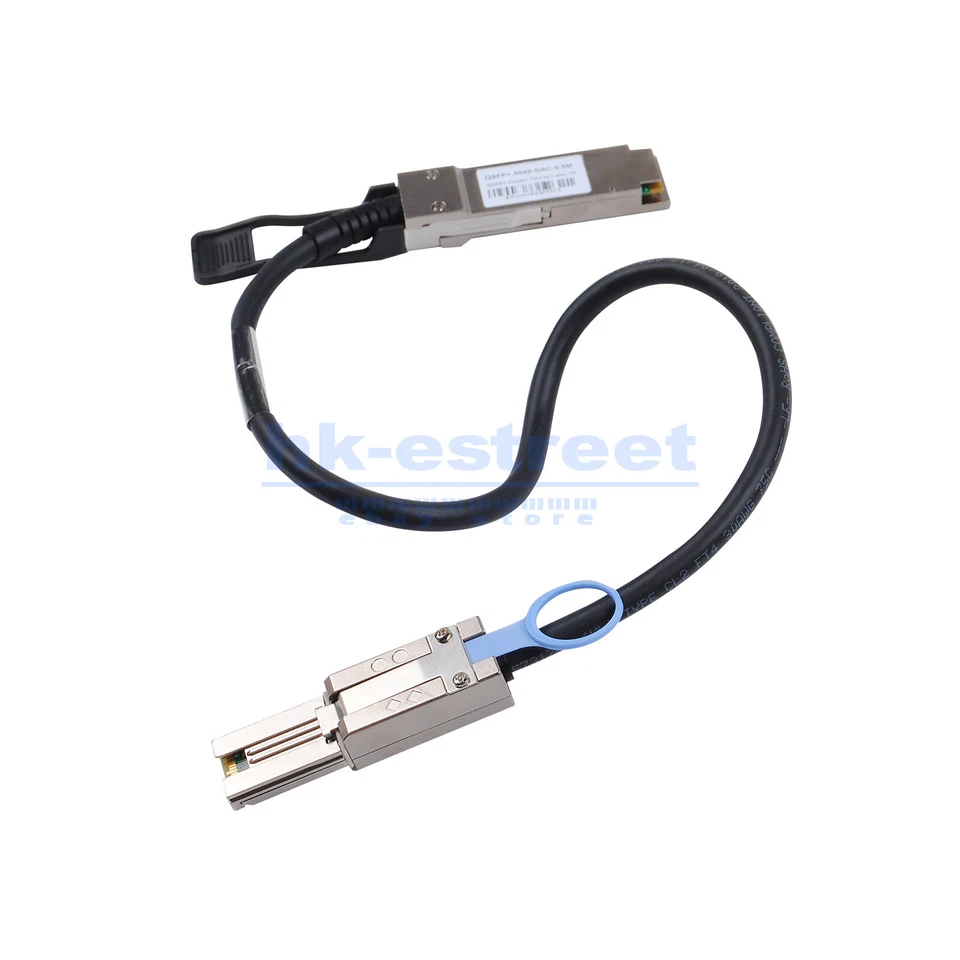 Mini SAS Cable QSFP SFF 8436 to SFF 8088 HD SAS Cable For NetApp DS2246 1.64 ft. - Image 4 of 4