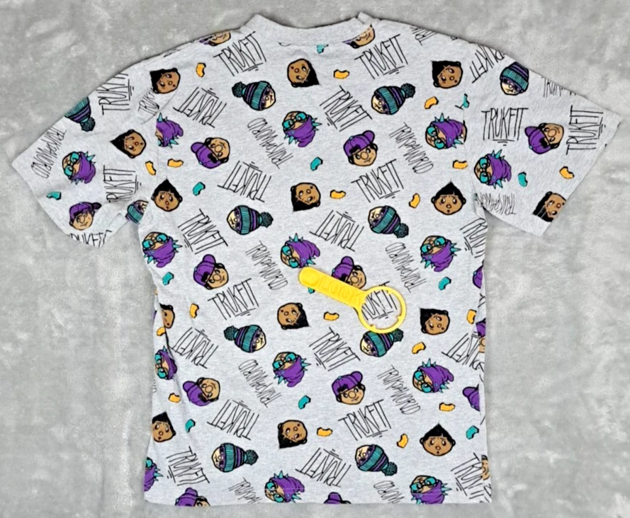 TrukFit Hombres Mediano TrukDaWorld Estampado Completo Caras AOP Foto 3 de 4