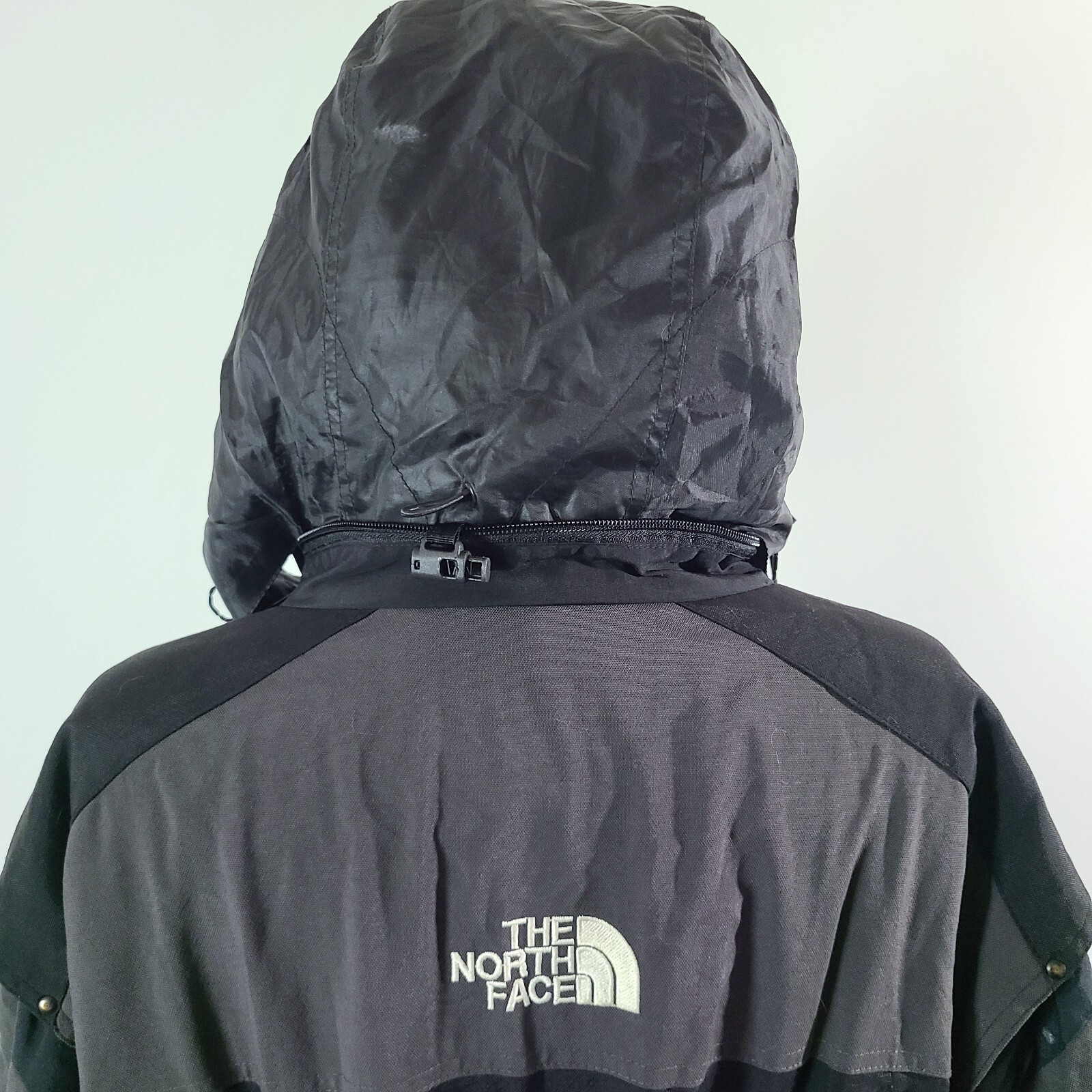 Vintage 90s Black Grey The North Face Steep Tech Apogee Scot Schmidt Jacket RARE image 6
