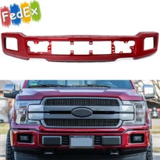 Fit For Ford F-150 F150 2018-20 Ruby Red Metallic Front Bumper Lower Face Bar US