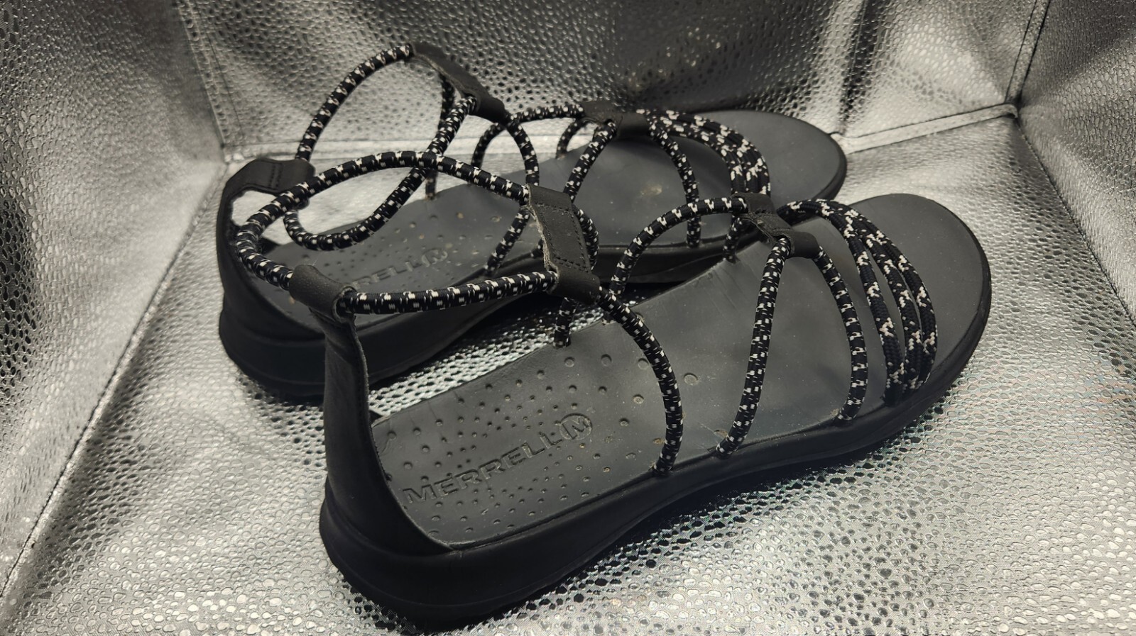 Sandali Merrell donna comodi Select Crush taglia US taglia 9 bianco e nero