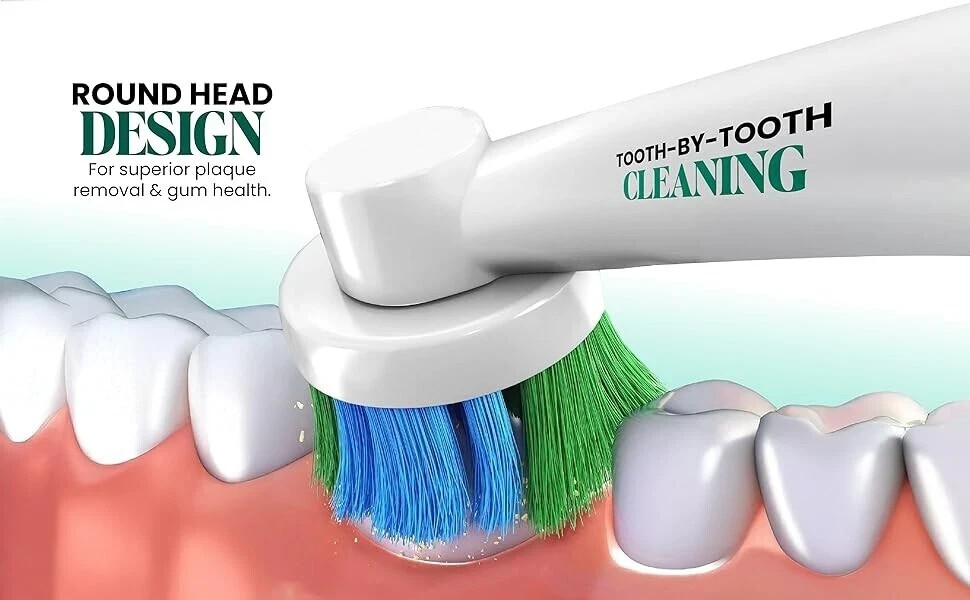 20PCS Precision Electric Toothbrush Replacement Fit For Oral Braun Brush Heads