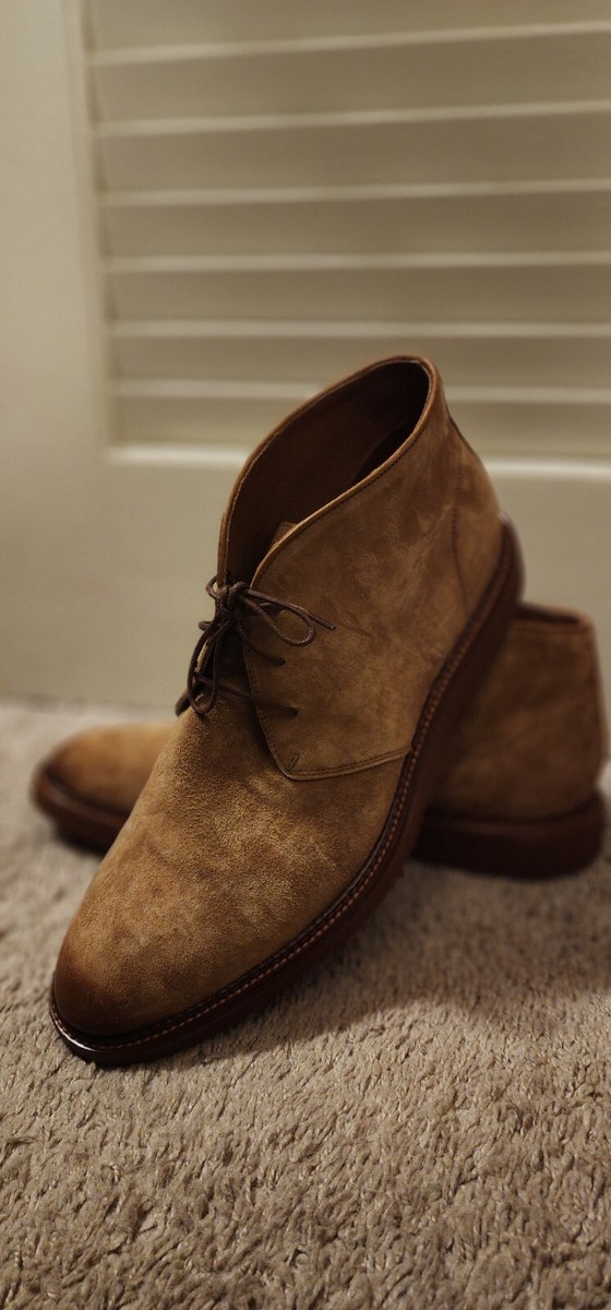 JOHNSTON & MURPHY COLLECTION JAMESON \'MADE IN ITALY\' CHUKKA‎ BOOT Johnston & Murphy Jameson Suede Chukka Boots Tan Men main image 3