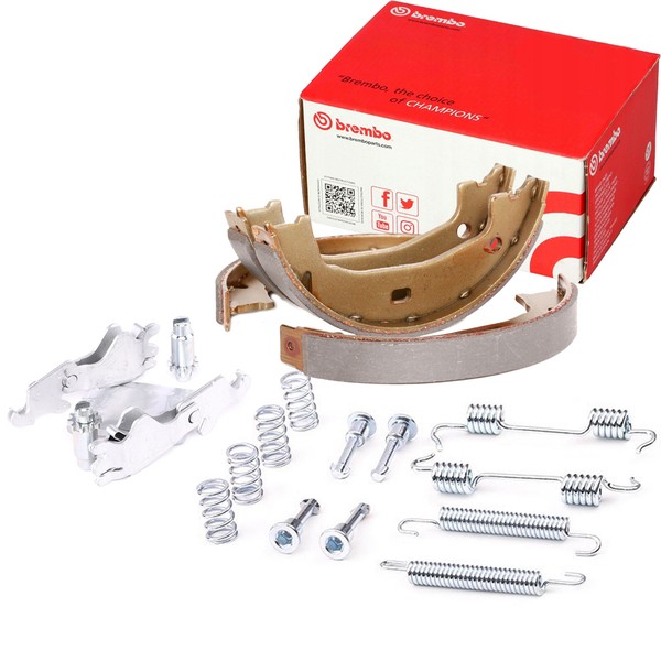 Brembo Bremsbacken + Federsatz + Nachsteller Satz Hinten FüR Bmw 1-4 X1 Z4-image