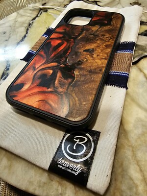 Iphone 12 Wood And Epoxy Phone Case Resin Wood IPhone Case
