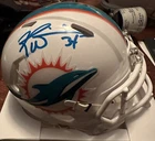 Ricky Williams Signed White Dolphins Mini Helmet Radtke Sports COA