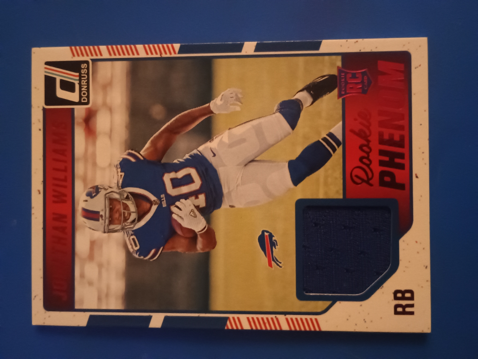 2016 Donruss #5 Jonathan Williams Rookie Phenom Jersey Relics