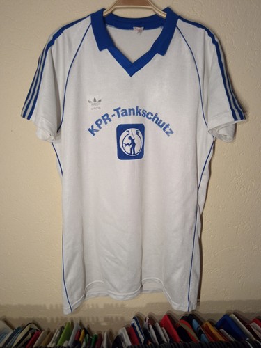Vintage 1980er Adidas Fussball Trikot Match Worn #15 Größe M - Bild 2 von 5