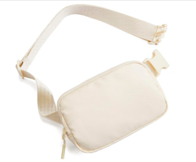 Fashionable Crossbody Fanny Pack for Women Waist Bag with Adjustable Strap Beige