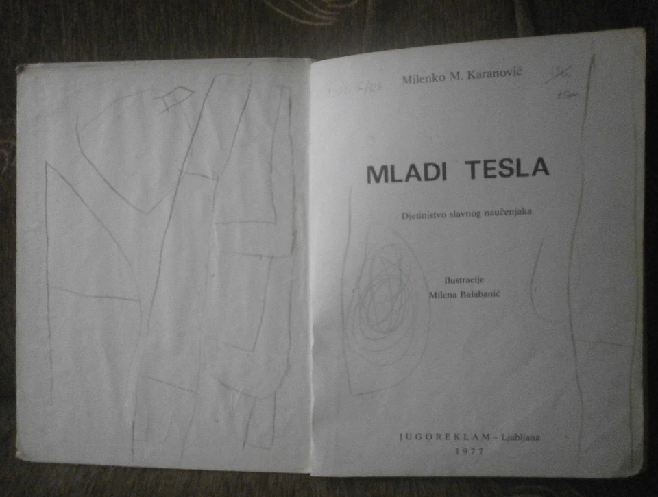 🔸TESLA - YOUNG TESLA - Childhood of young scientists by M.Karanovic 1977🔸 - Image 3 of 4