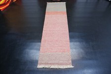 nr 591 handwoven carpet Ghashgai kilim unique natural color approx 201 x 57
