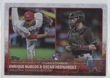2015 Topps Update Rookie Combos Rainbow Foil Enrique Burgos Oscar Hernandez 0f8