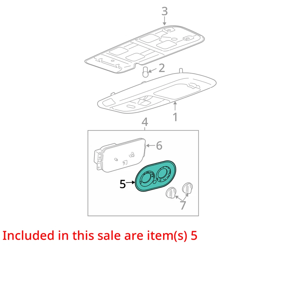 Ford Expedition 2004 calefacción aire acondicionado control de clima trasero temperatura fabricante original UX562 Foto 3 de 4