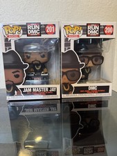 Funko Pop Rocks RUN DMC  Set of All 2 200 &201 Jam Master Jay Rap ^