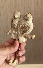 Cast Iron Bird Wall Hook Key Towel Coat Hanger Rustic Antique look needs paint — photo 8
