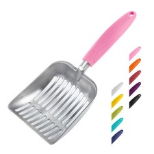 WePet Cat Litter Scoop, Aluminum Alloy Sifter, Kitty Metal Scooper, Deep Shov...