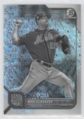 2022 Bowman Chrome Black & White Mini-Diamond Refractor /199 Max Scherzer 0ft3