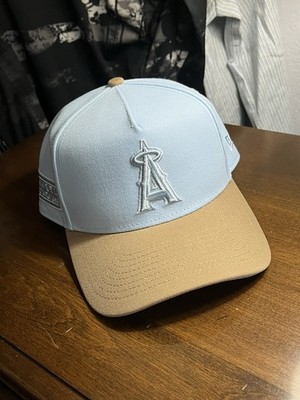 LA Angels New Era 9Forty A-Frame Hat Cap Authentic SnapBack Icy Blue Two-Tone