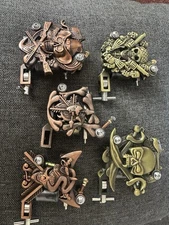 Pirate/skull Tattoo Coil Machine Heavy Duty Liner and Shader  Set Of 5