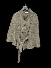 Jimmy Hourihan Traditional Pure Irish Wool Walking Cape Donegal Tweed Belted EC