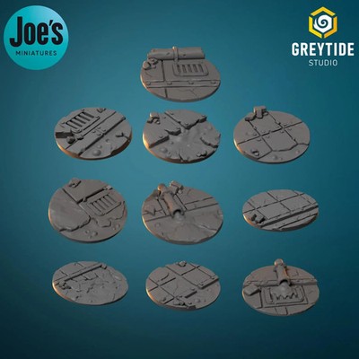 10 x 32mm base toppers - Anvil Wardens - Greytide Studio