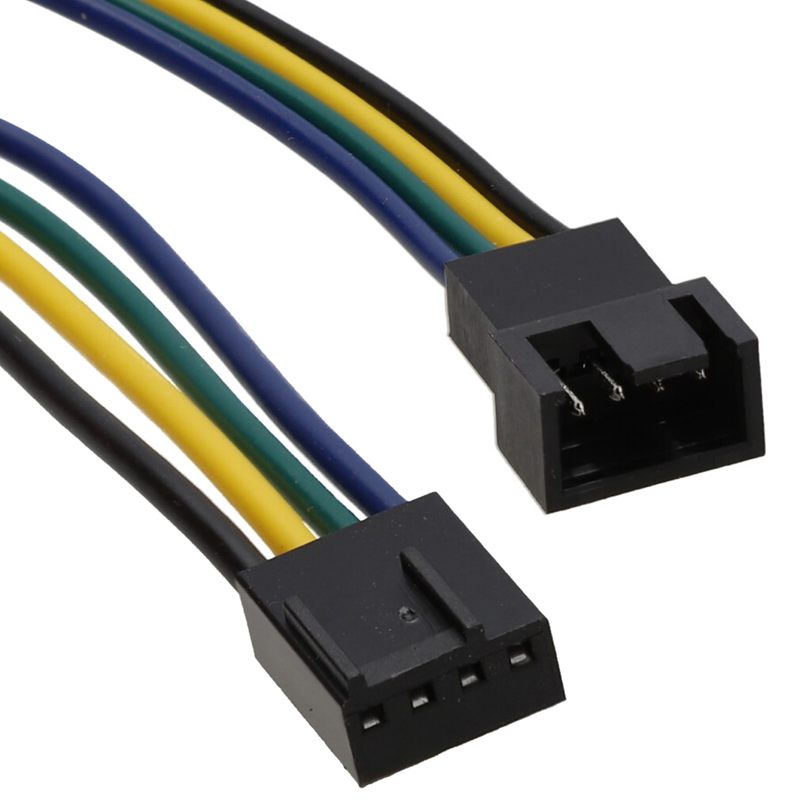 30cm PWM Fan Extension Cable 4 Pin Male Plug to Female Socket Lead [006336]