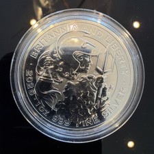 2025 Britannia and Liberty 1oz Silver Bullion Coin | Royal Mint | 999 Silver