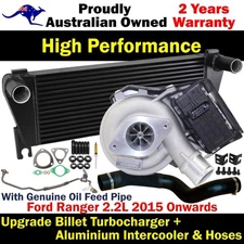 Billet Turbor&Intercooler+Hoses&Oil Feed Pipe For Ford Ranger 2.2L 2015 Onwards