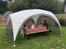 Grey Gazebo Side Panel 4.5x4.5m Door Window UV Water Repellent Event Top Quality