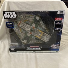 Star Wars Micro Galaxy Squadron GHOST Rebels Light & Sounds w 4 Mini Figures