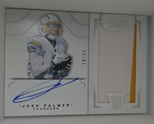 2021 National Treasures - JOSH PALMER RPA #CRS-JP /99 Rookie Auto CHARGERS BILLS