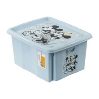 Keeeper Micky Maus Aufbewahrungsbox Mit Deckel 24L Blue Stapelbar