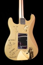 Brandi Carlile + Hanseroth Twins custom painted & Signed guitar