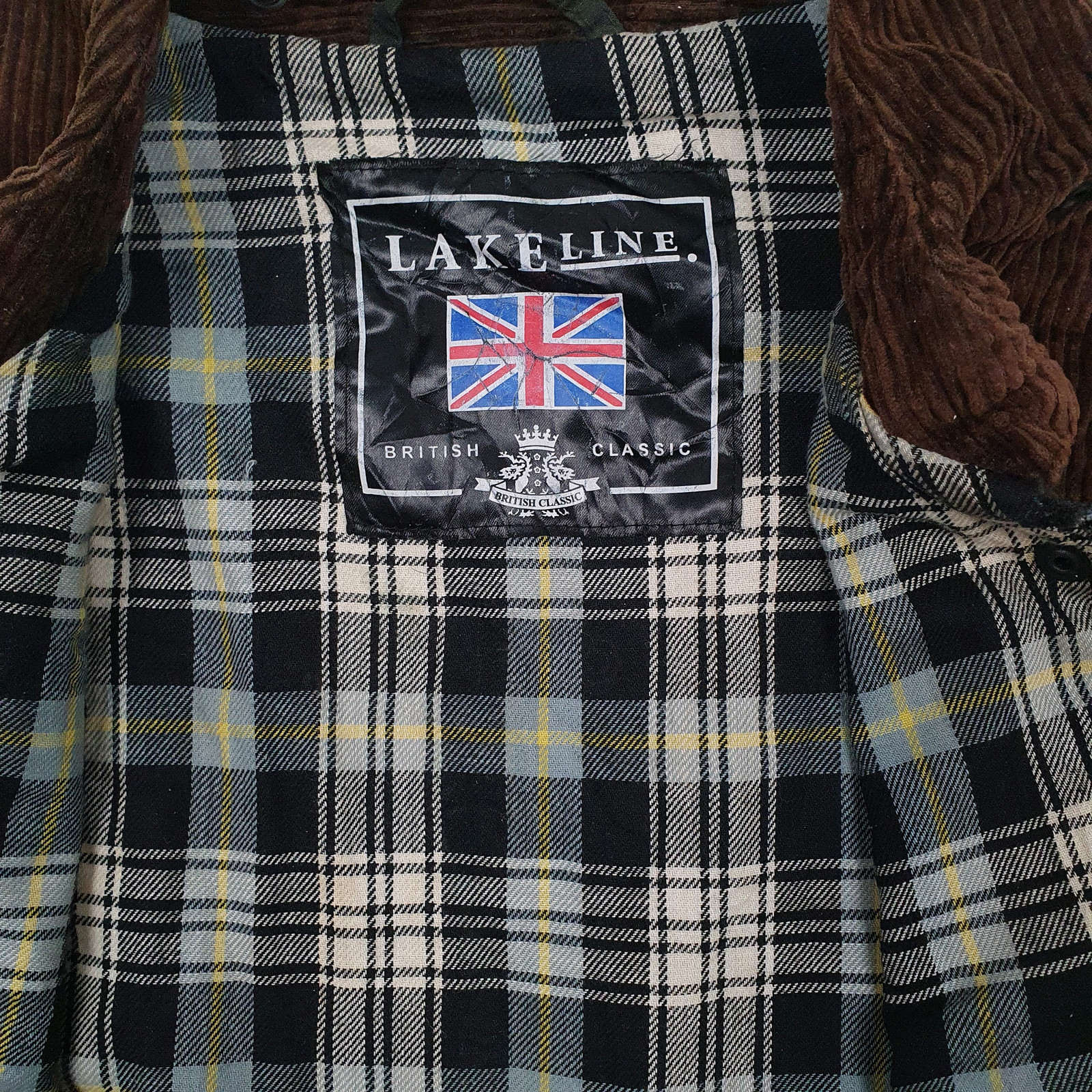 LAKELINE Wax Jacket Coat Hunting Game Mens S image 3