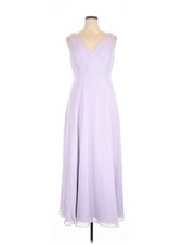 David's Bridal Women Purple Cocktail Dress 14