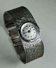 Montre Bijou Vintage CHILEX Argent 800 - Poinçon Cygne - Verre Facetté - 1960s