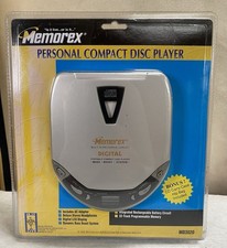 Memorex MD3020 Personal Compact Disc CD Player Portable Adapter Headphones NIB